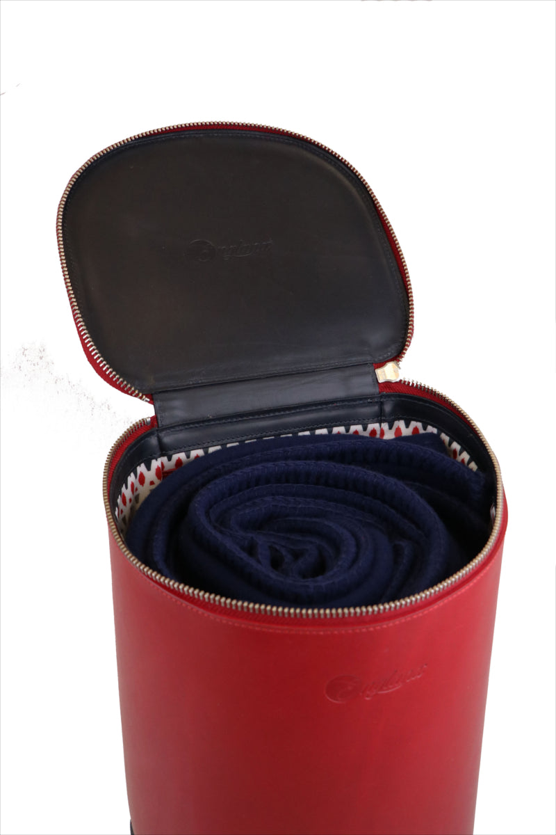 Small blanket bag storage container. Luxury wedding gift ideas. 